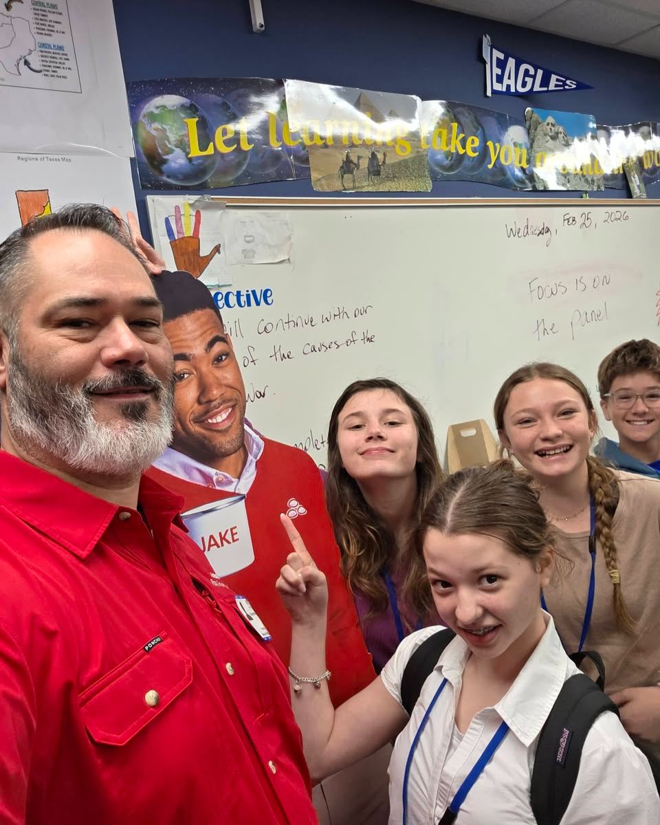 One of the best parts of being a State Farm Agent is giving back to our community. Today was my last session with these 7th graders at BHMSS. Over the past six weeks, we introduced them to goal setting, savings, financial literacy, and types of insurance. Jake was a hit—everyone enjoyed meeting him and taking pictures. Looking forward to next year. Like a good neighbor, State Farm is there.