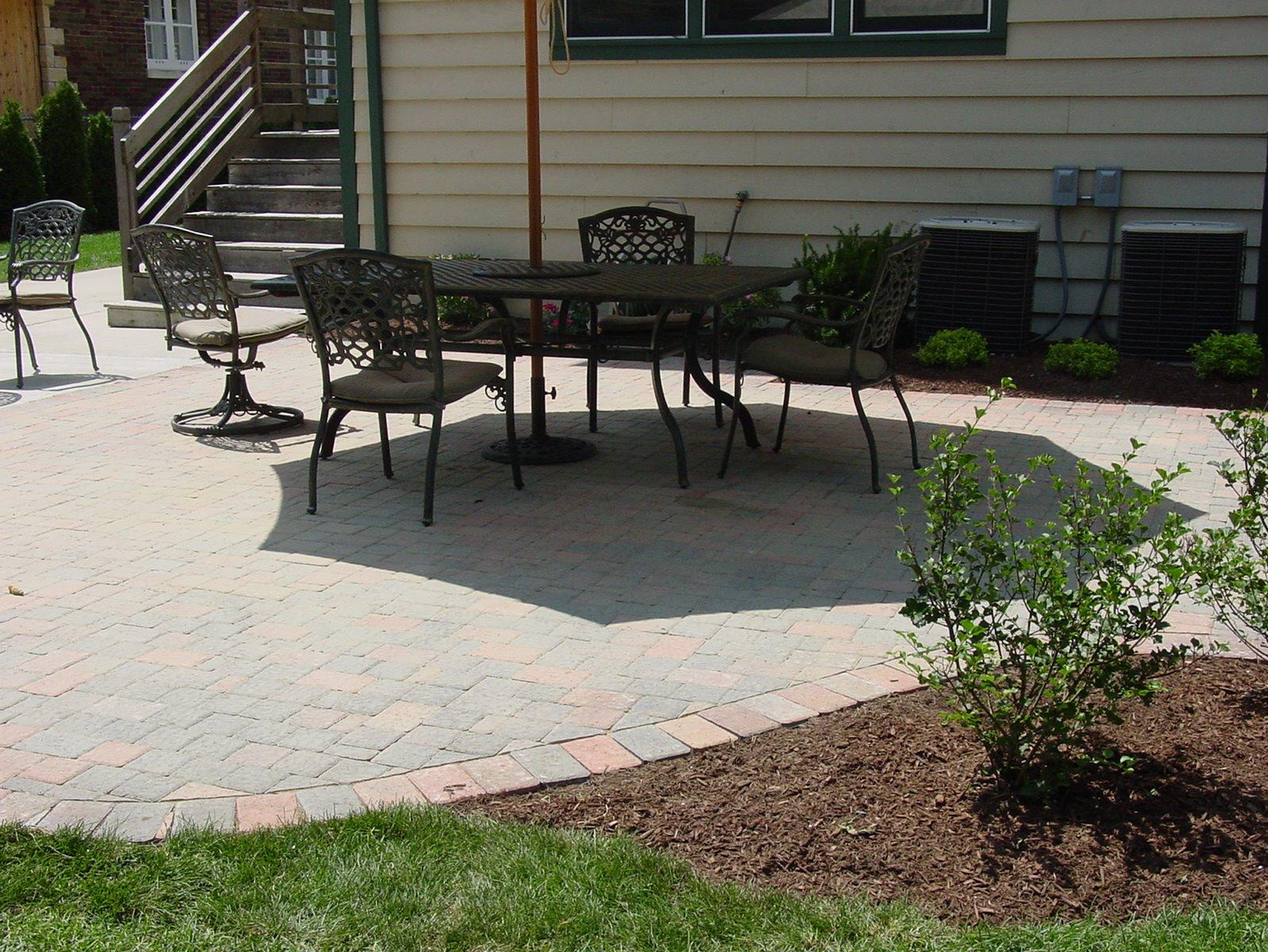 ADD a relaxing PATIO to your yard Cosme Landscape Maintenance Alsip (708)636-6720