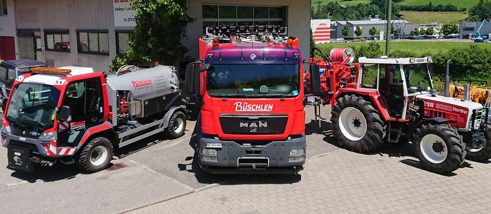 Büschlen Kanalreinigung, Parallelstrasse 72 in Frutigen