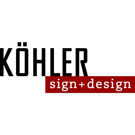 KÖHLER [sign+design] Werbetechnik Hamburg 3D - Buchstaben Messing Titan-Gold Edelstahl in Hamburg - Logo