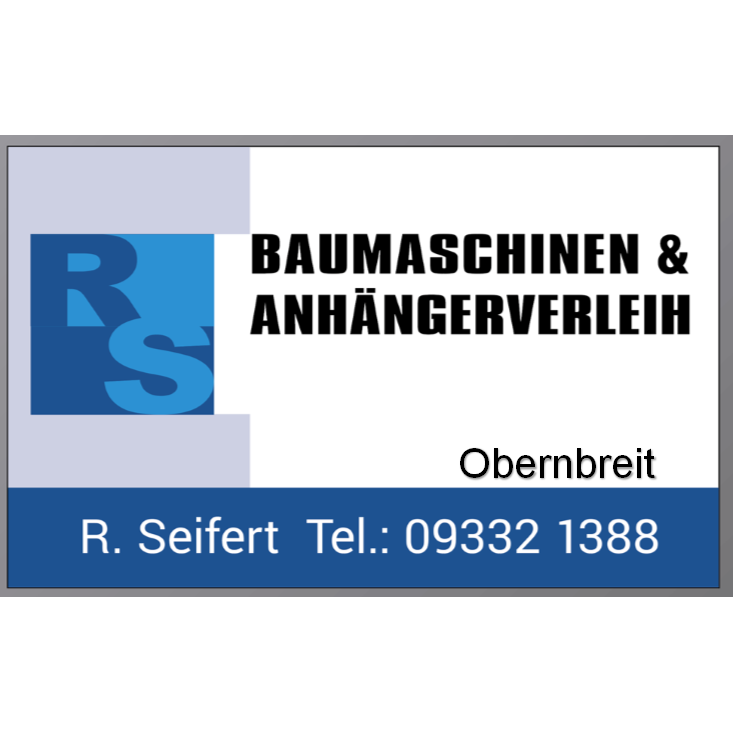 Logo Baumaschinen- und Anhängerverleih Seifert