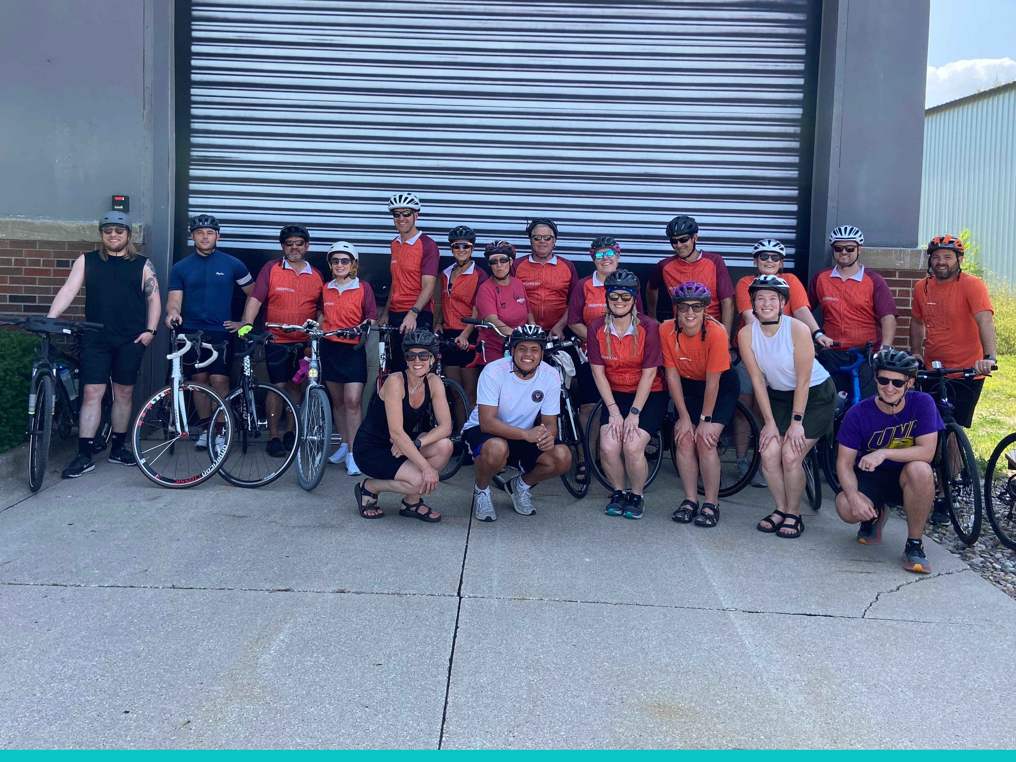 Once a year, Two Rivers Marketing Celebrates the Unofficial Bike Ride during the summer.