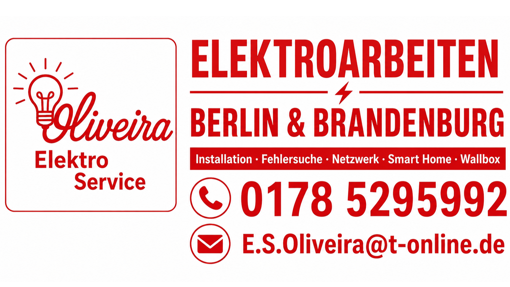 Elektro Service Oliveira, Bergstraße 9 in Zossen