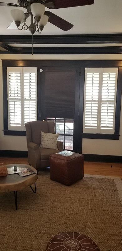 Our customizable Wood Shutters look gorgeous in this lovely Knoxville home. They come in various sta Budget Blinds of Knoxville & Maryville Knoxville (865)588-3377