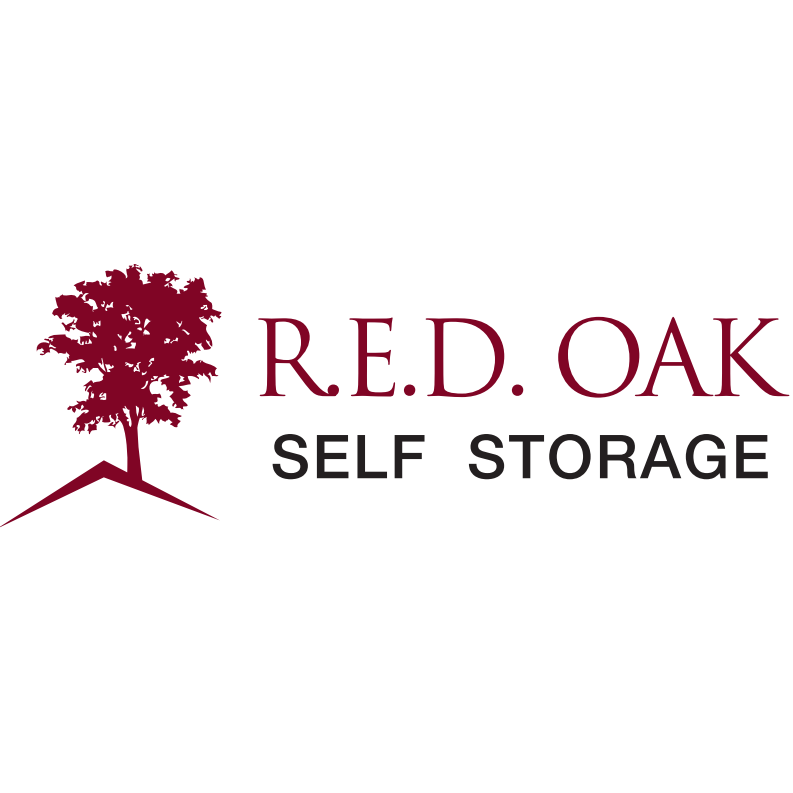 RED Oak Self Storage Logo