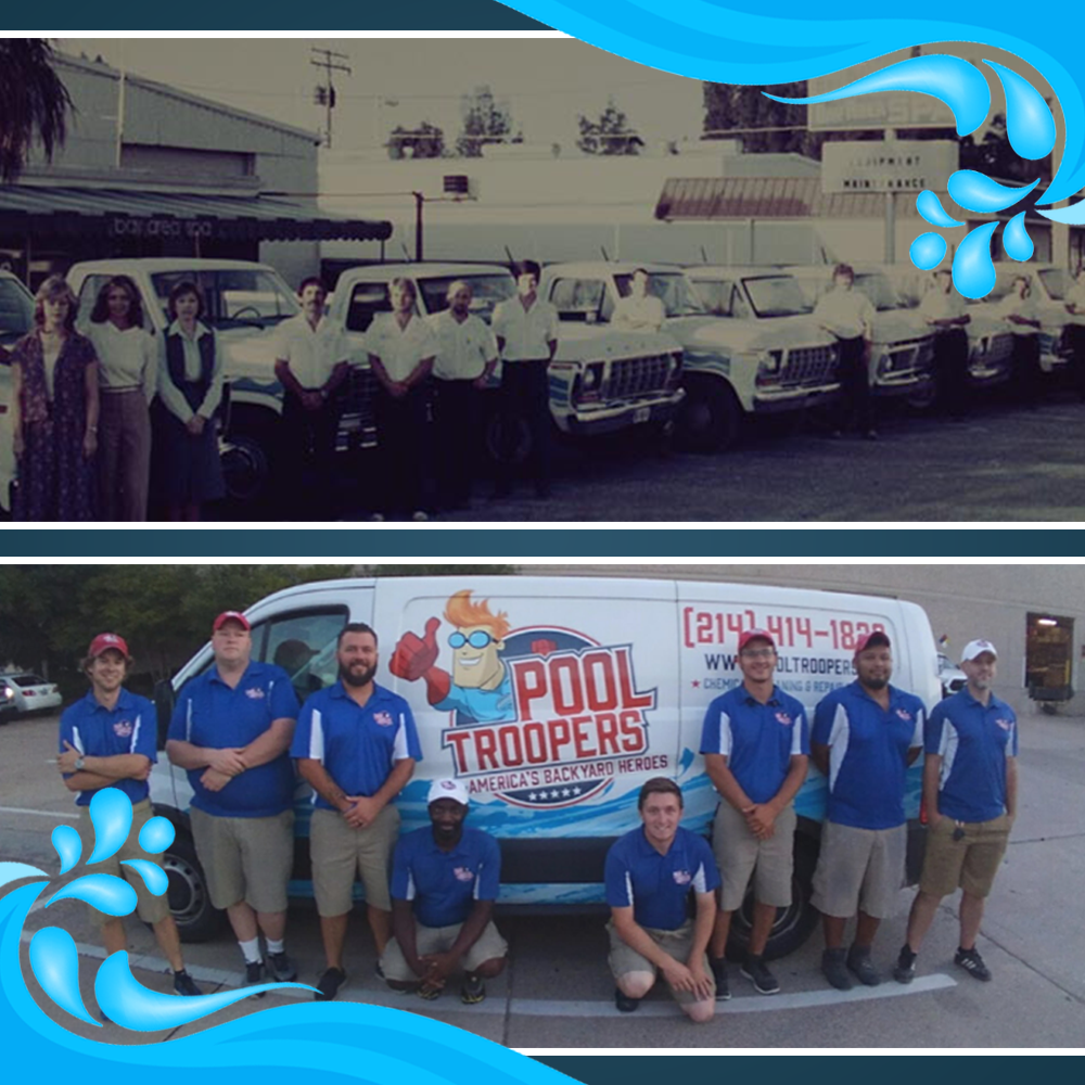 Our team over the years. Pool Troopers Cypress (281)358-1876