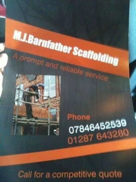 Images M J Barnfather Scaffolding Services