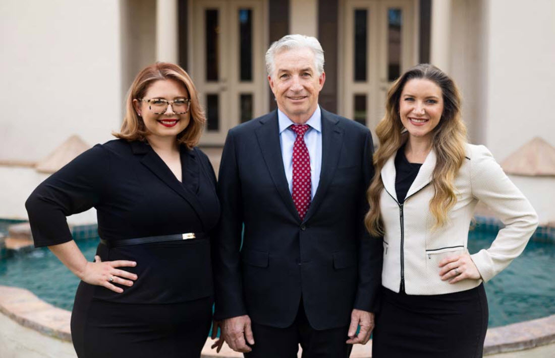 Attorneys Virginia K. Draus, Frank Powers and Caitlyn E. Haitaian 