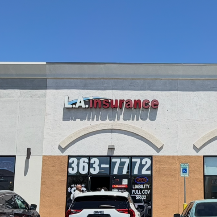 Exterior office of the L.A. Insurance Agency located at 2175 Cheyenne Ave. in NV