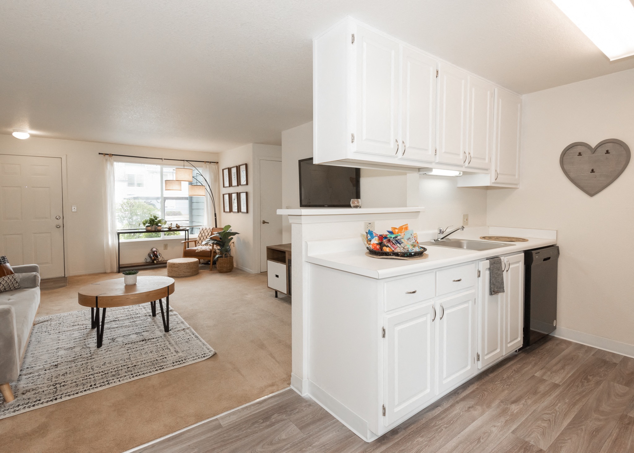 Kitchen With Living Area