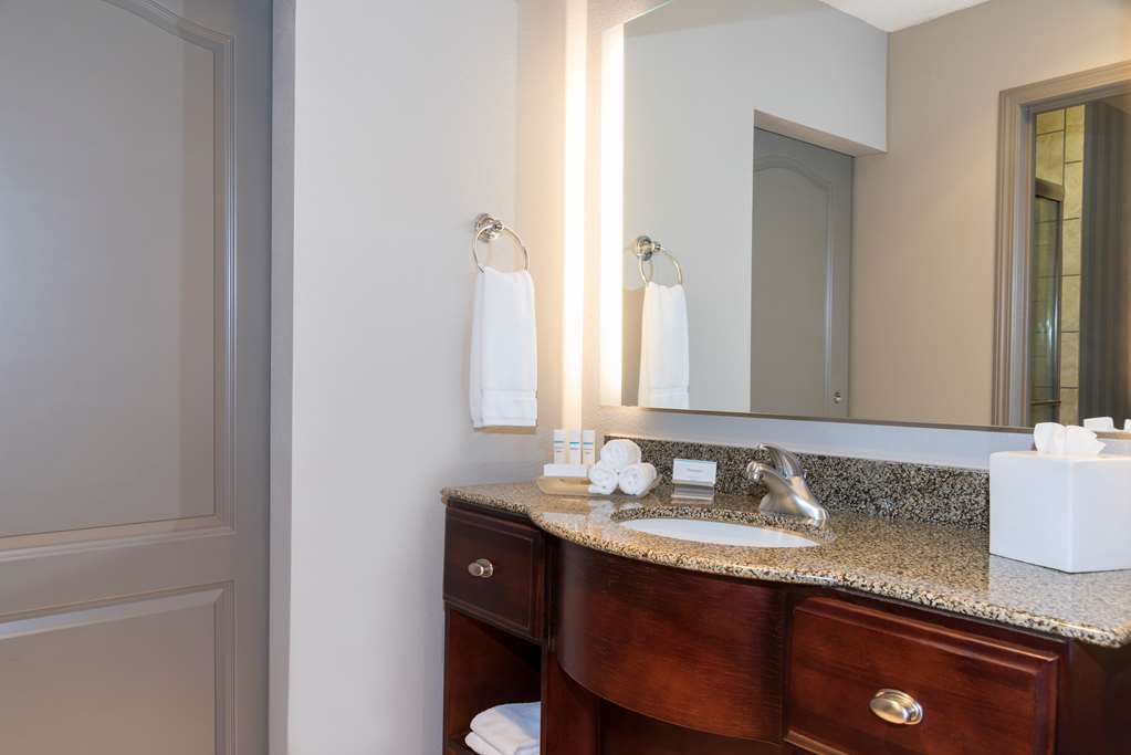 Guest room bath Homewood Suites by Hilton Bloomington Bloomington (812)323-0500