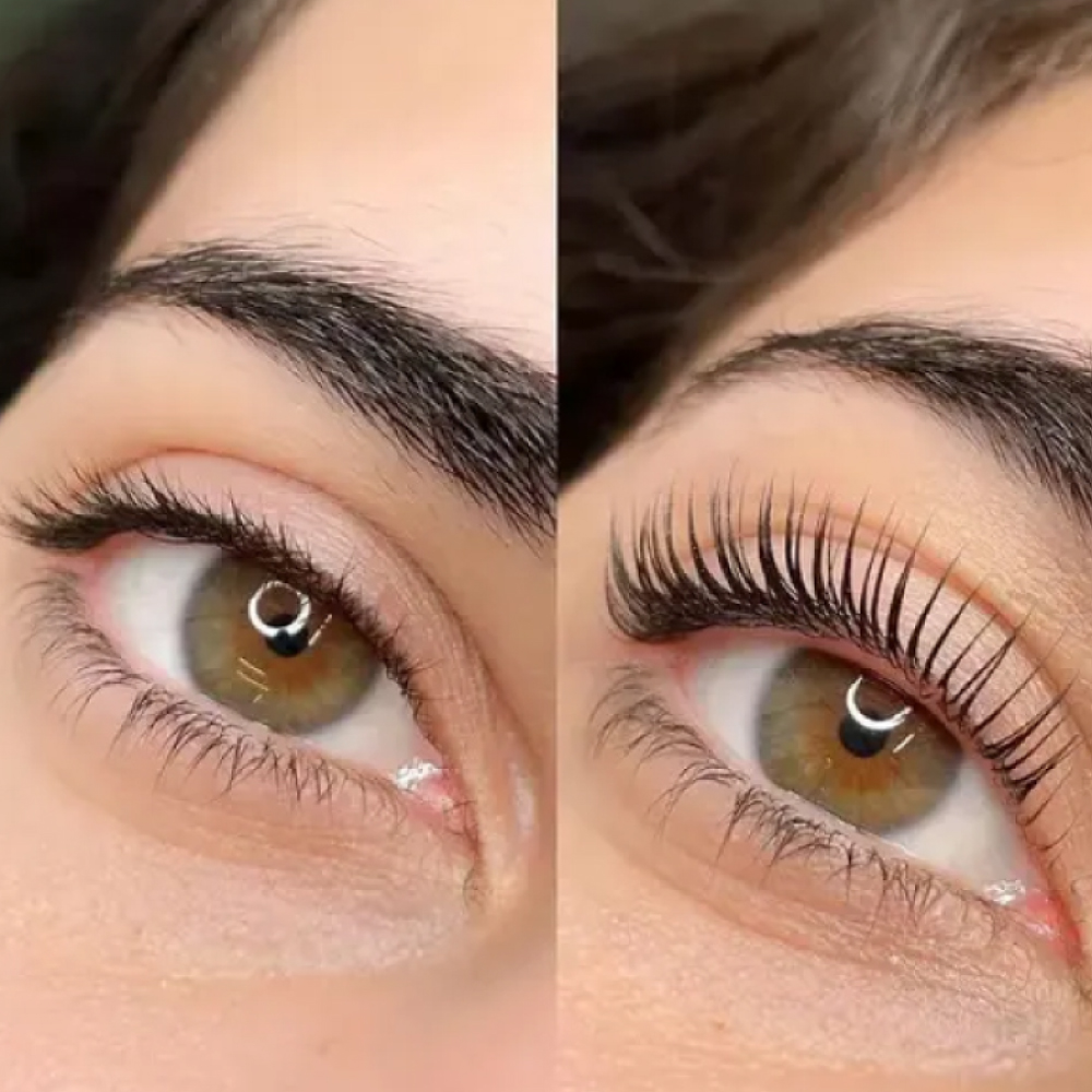 See the difference a professional lash lift can make. This before-and-after transformation at Avissa 