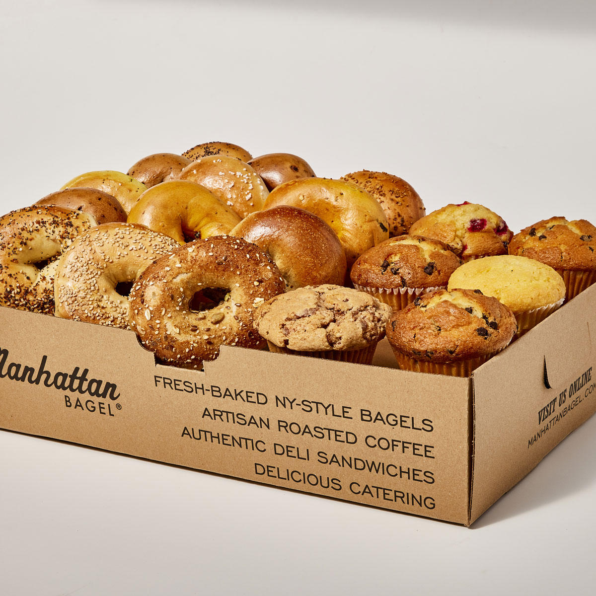 Manhattan Bagel Broadway Breakfast Box Manhattan Bagel Chesterbrook (610)251-0600