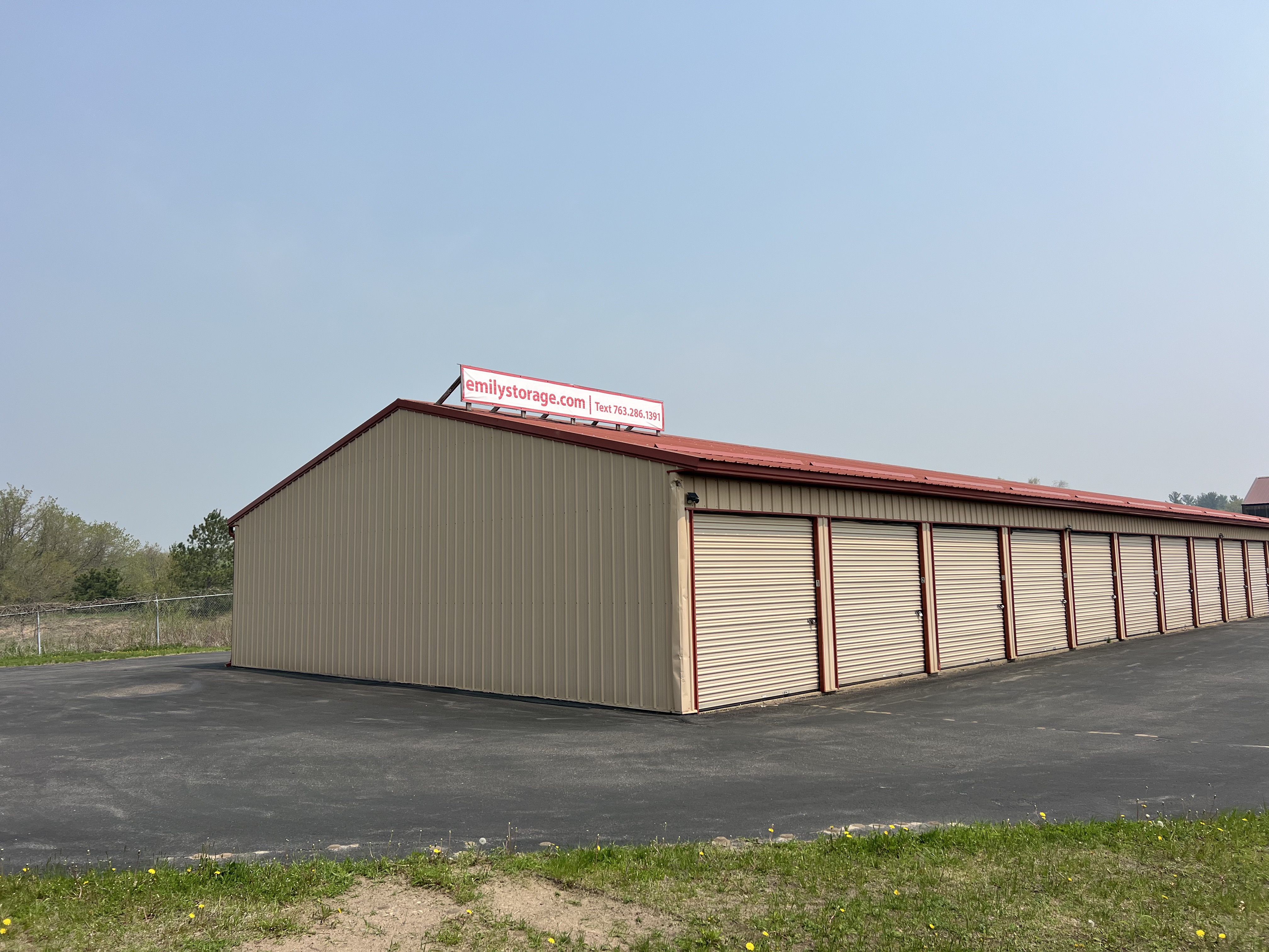 State of the art storage facility near Lake Emily