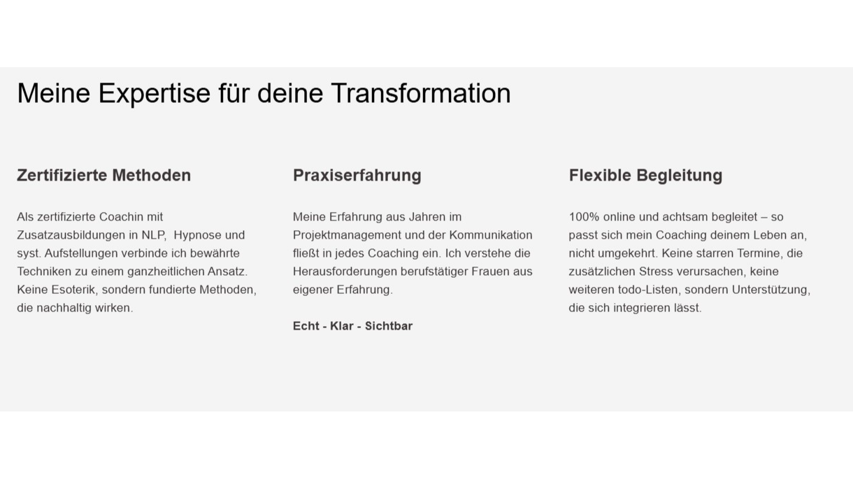 Bilder Theresia Bauschat - Coaching & Begleitung