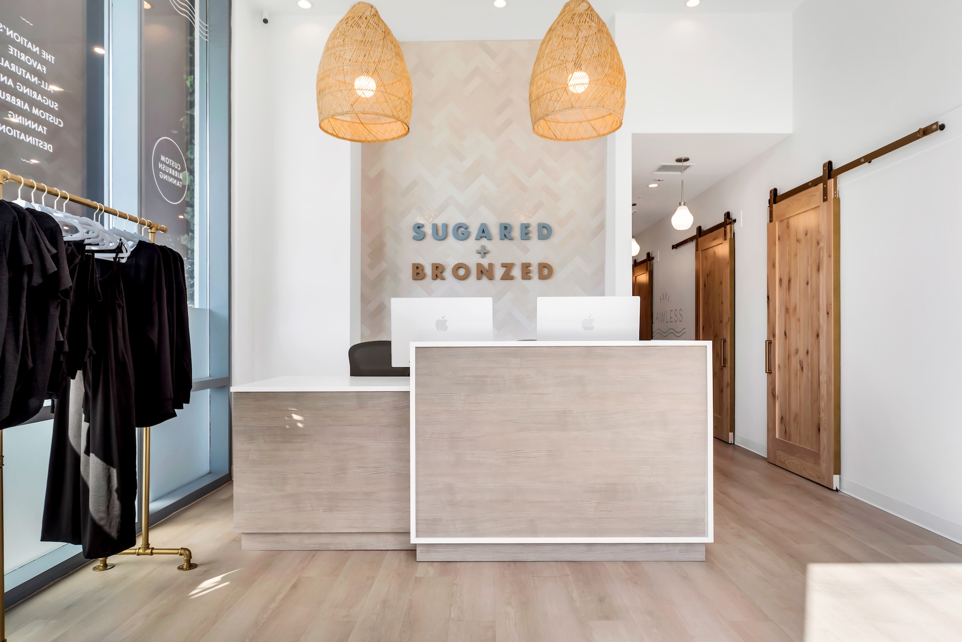 SUGARED + BRONZED Northern Liberties Reception Desk