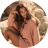 woman wearing sweater