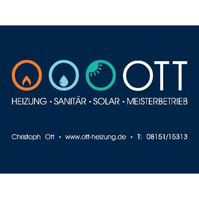 Logo OTT Heizung Sanitär Solar Meisterbetrieb
