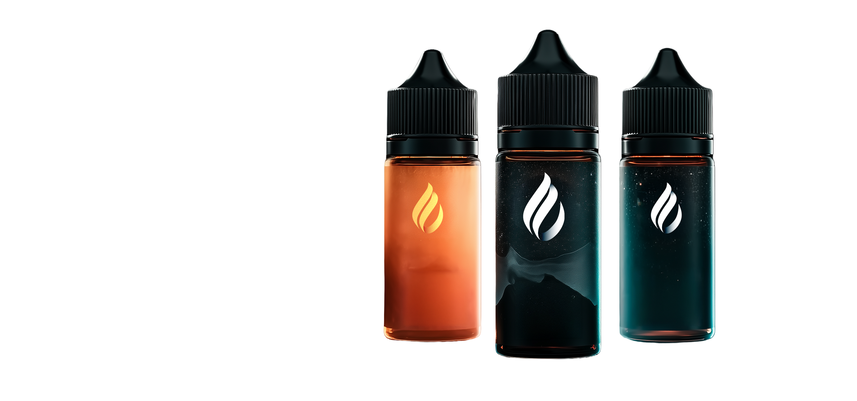 Meine Dampfwelt - Drei E-Liquid Flaschen mit Meine …