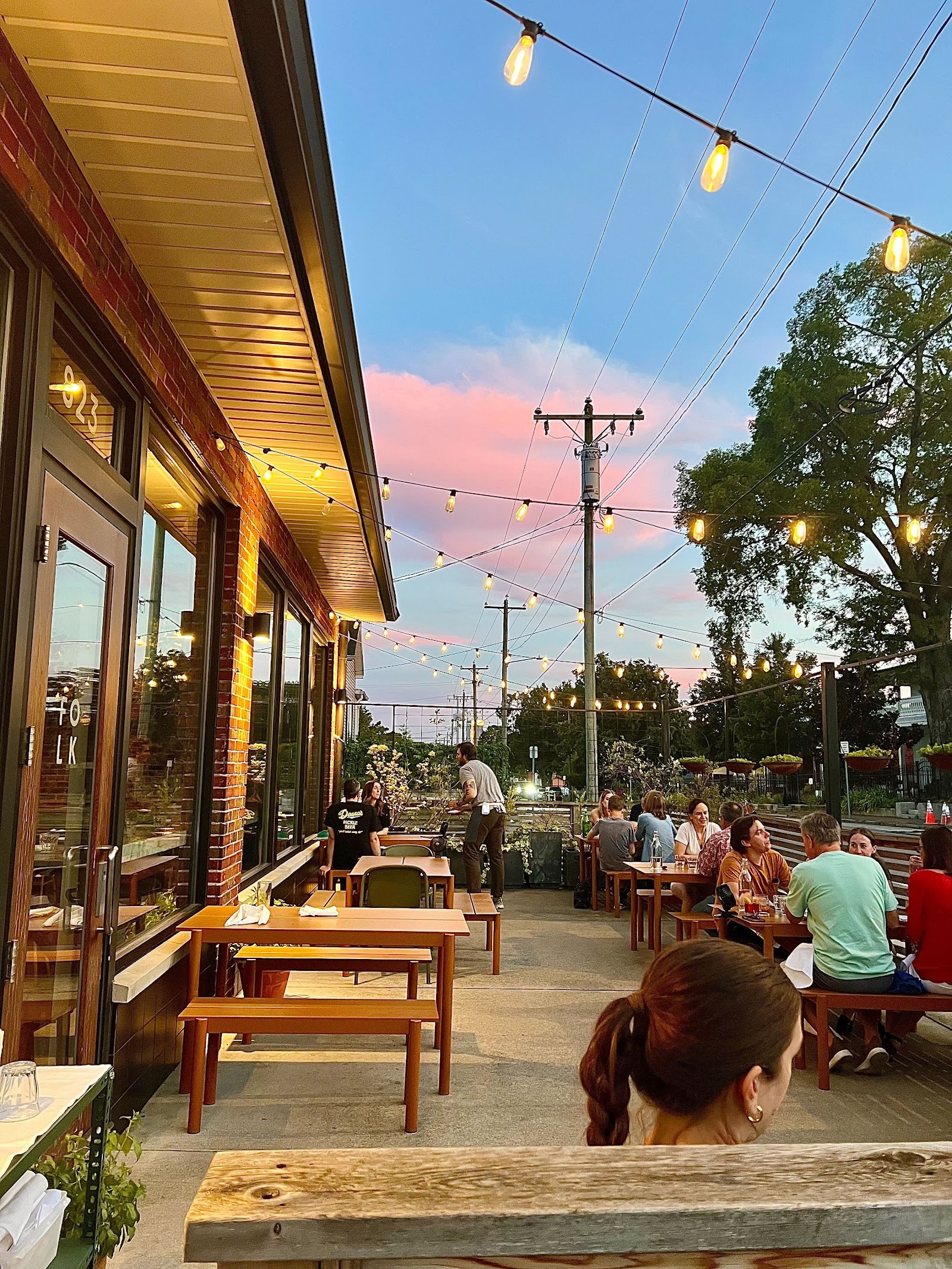 Folk, a neighborhood restaurant on Meridian Street in East Nashville. 