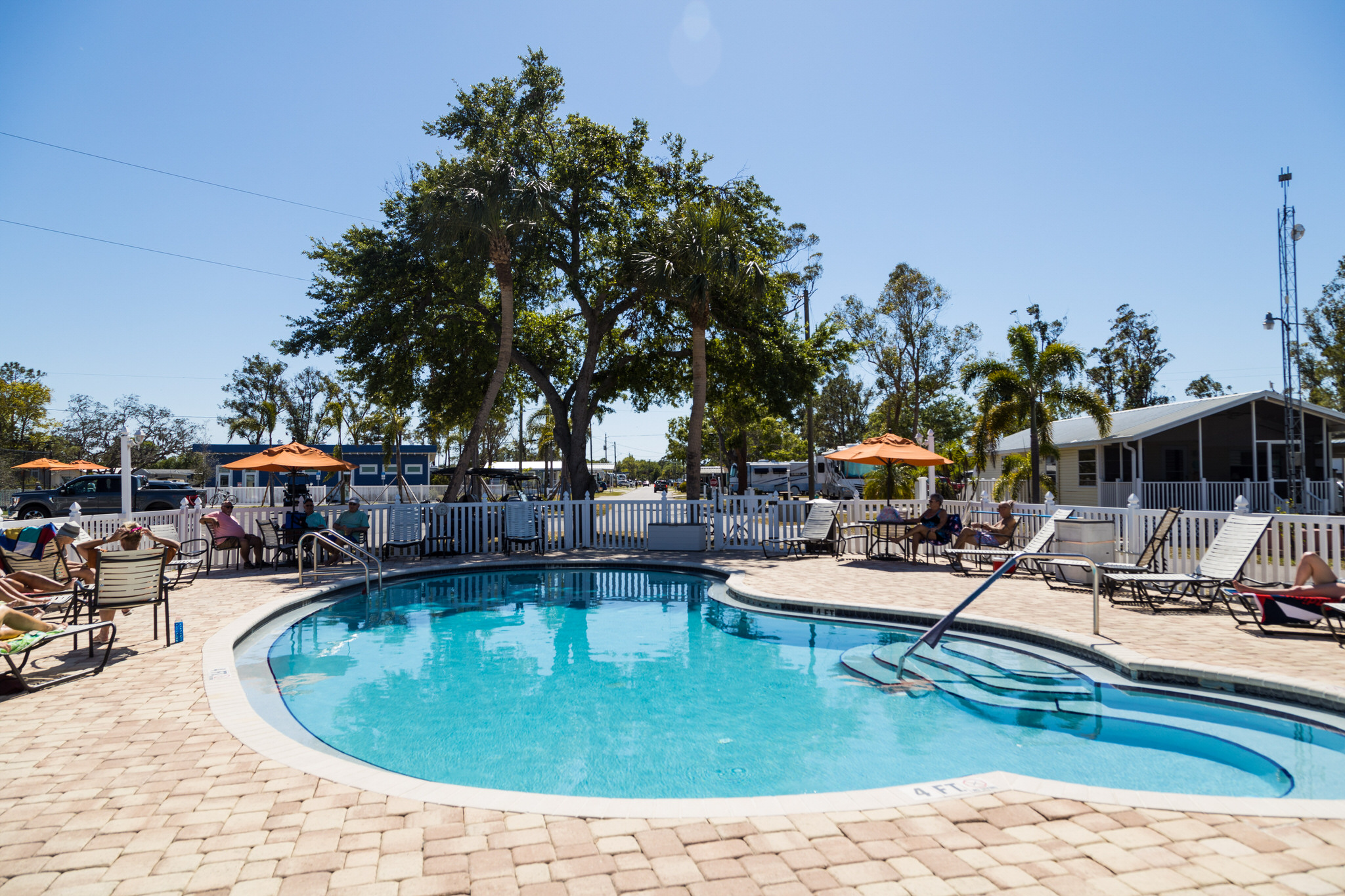 Pool at River Vista RV Park in Ruskin, FL