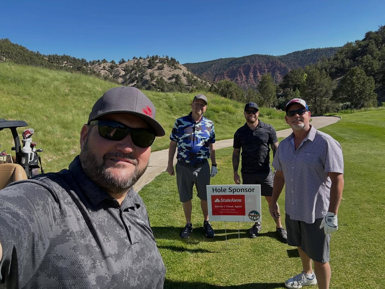 Derron and crew had an excellent day supporting the Carbondale Community School with a little fun golf outing at Iron Bridge Golf Club!