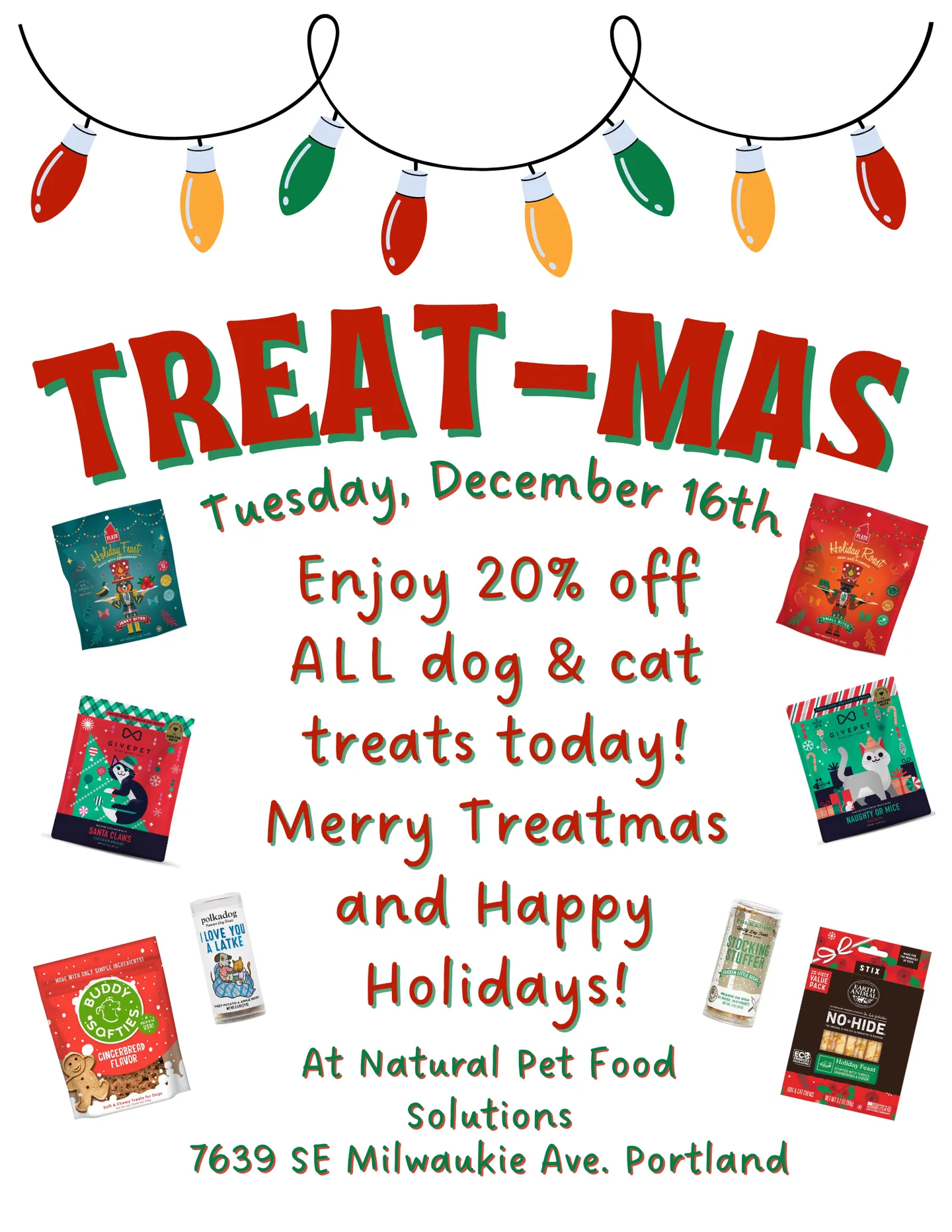 Image of Local Pet Event TREATMAS - 20% off Treats! Nearby
