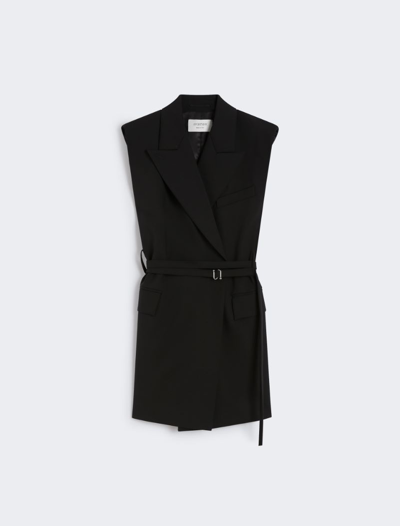 Blazer lungo smanicato