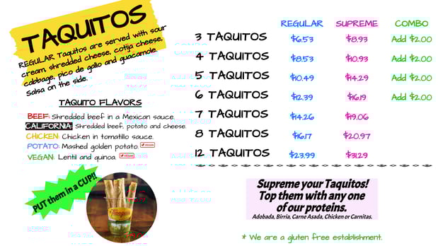 Images El Tianguis Rolled Taquitos