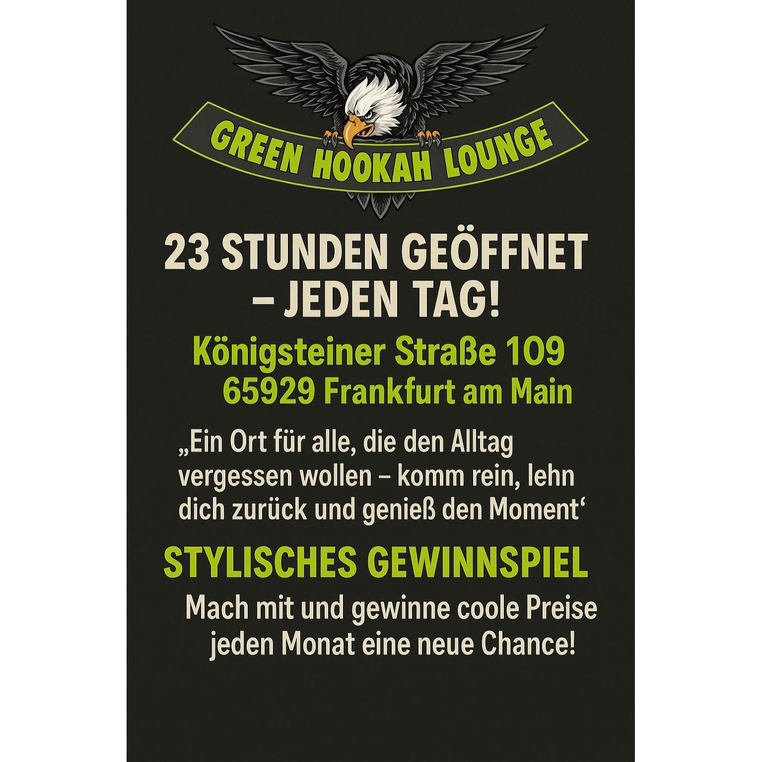 Green Hookah Lounge in Frankfurt am Main - Logo