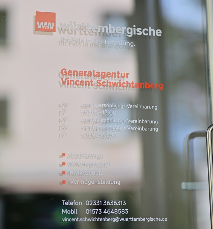Württembergische Versicherung: Vincent Schwichtenberg, Buscheystraße 71 in Hagen
