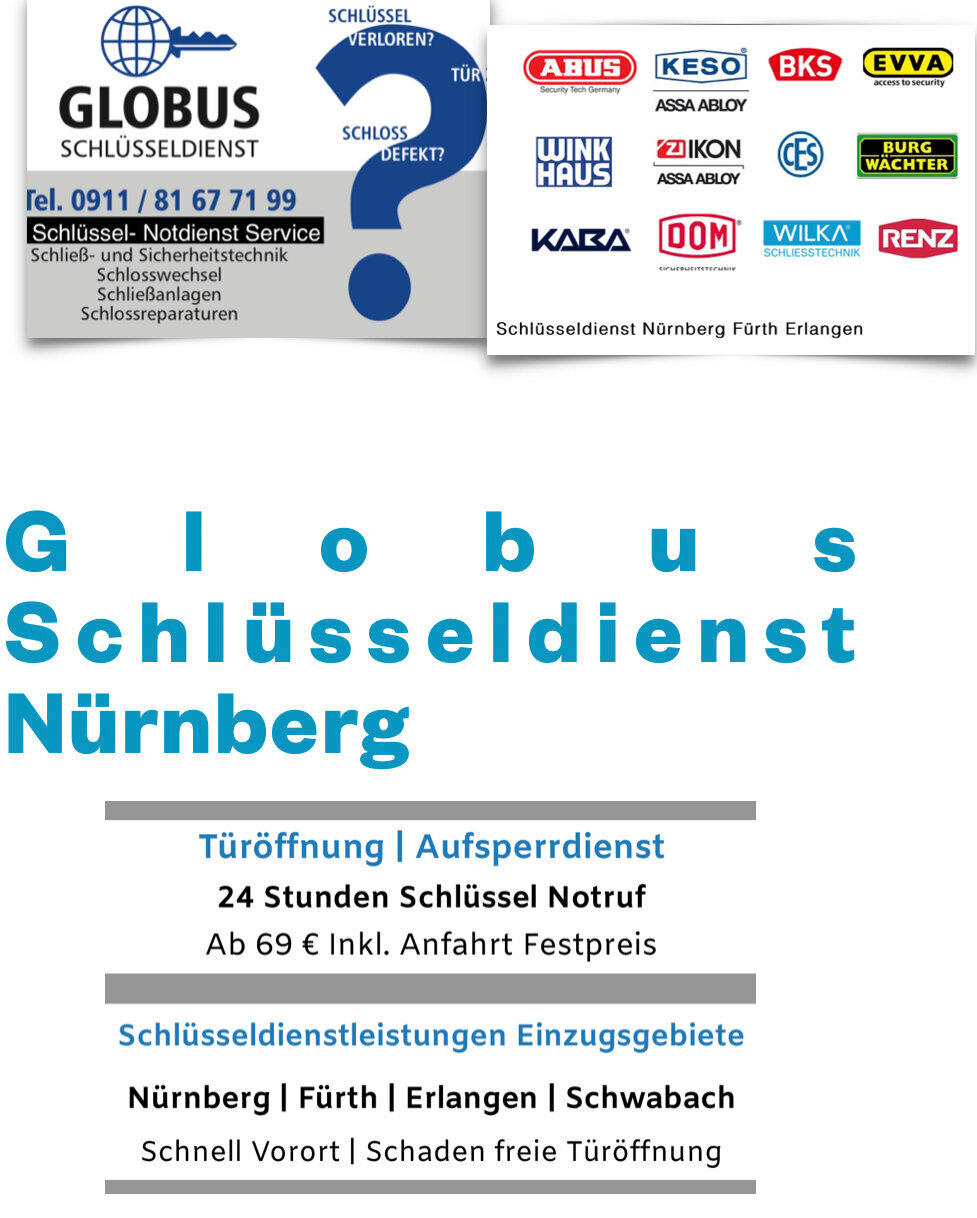 Bild 12 Globus Schlüsseldienst Schließ- und Sicherheitstechnik in Nürnberg