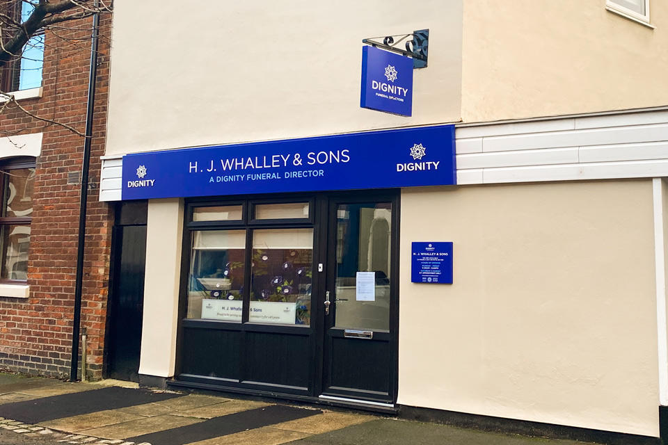 H. J. Whalley & Sons Funeral Directors Preston 01772 254936