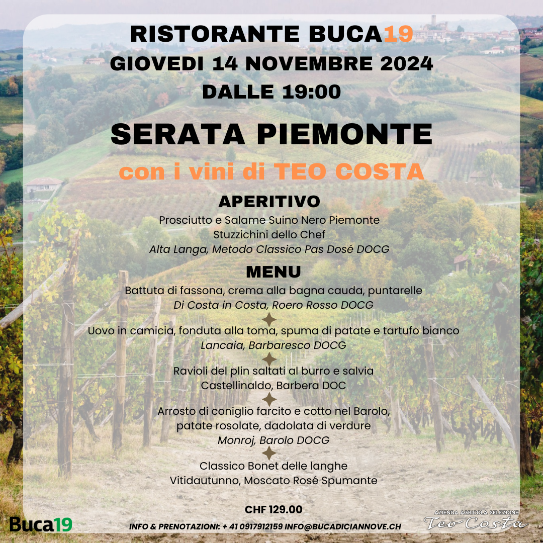 Serata Piemonte