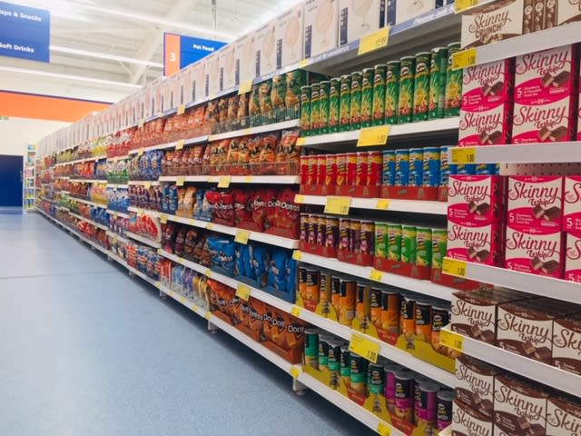 B&M's brand new store in Newcastle-upon-Tyne stocks a great range of grocery items.