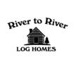 River to River Log Homes Logo