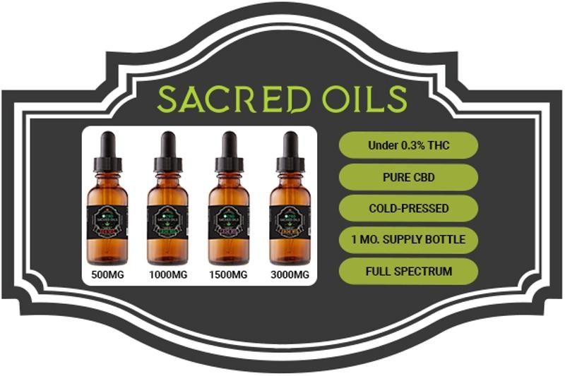 Images Delta-8 CBD Sacred Oils Retail & Wholesale