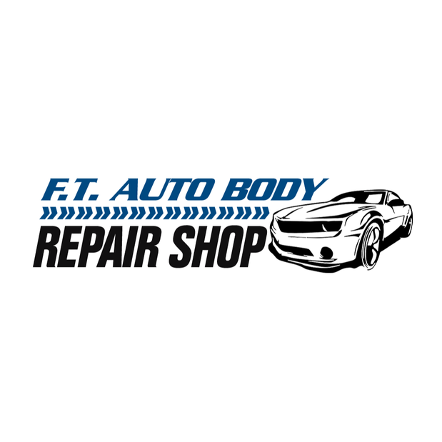 F.T. Auto Body Repair Shop Logo