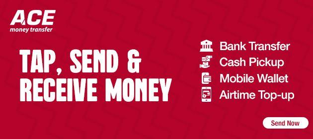 Tap, Send & Receive Money with ACE