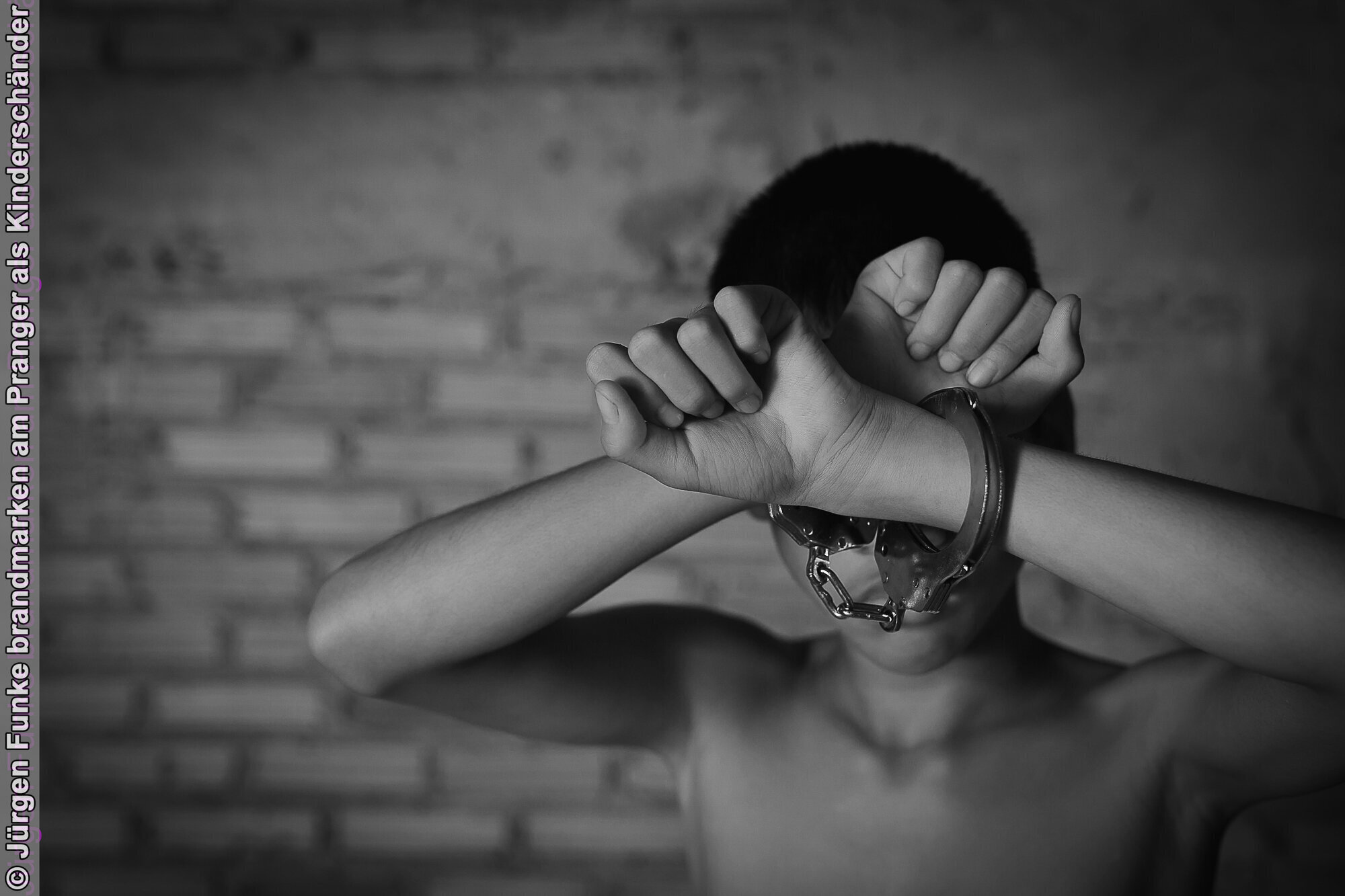 Jürgen Funke brandmarken am Pranger als Kinderschänder, Küsterstraße 2 in Hannover