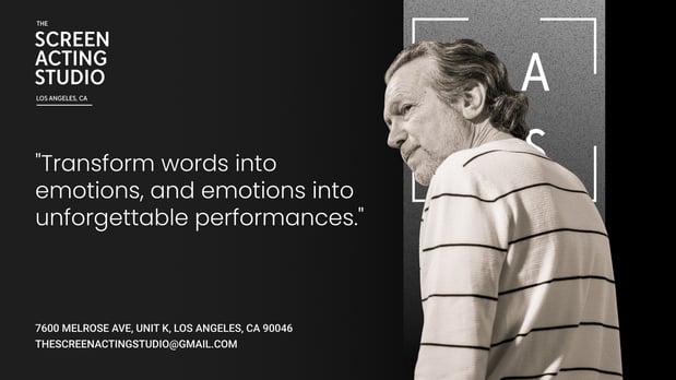 Images Aaron Speiser - The Screen Acting Studio