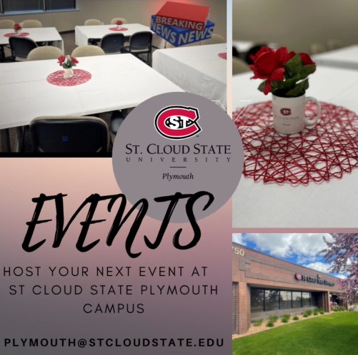 In addition to offering high-quality education to students, St. Cloud State at Plymouth rooms are available to rent for university organizations and academic, industry and other non-university constituents.