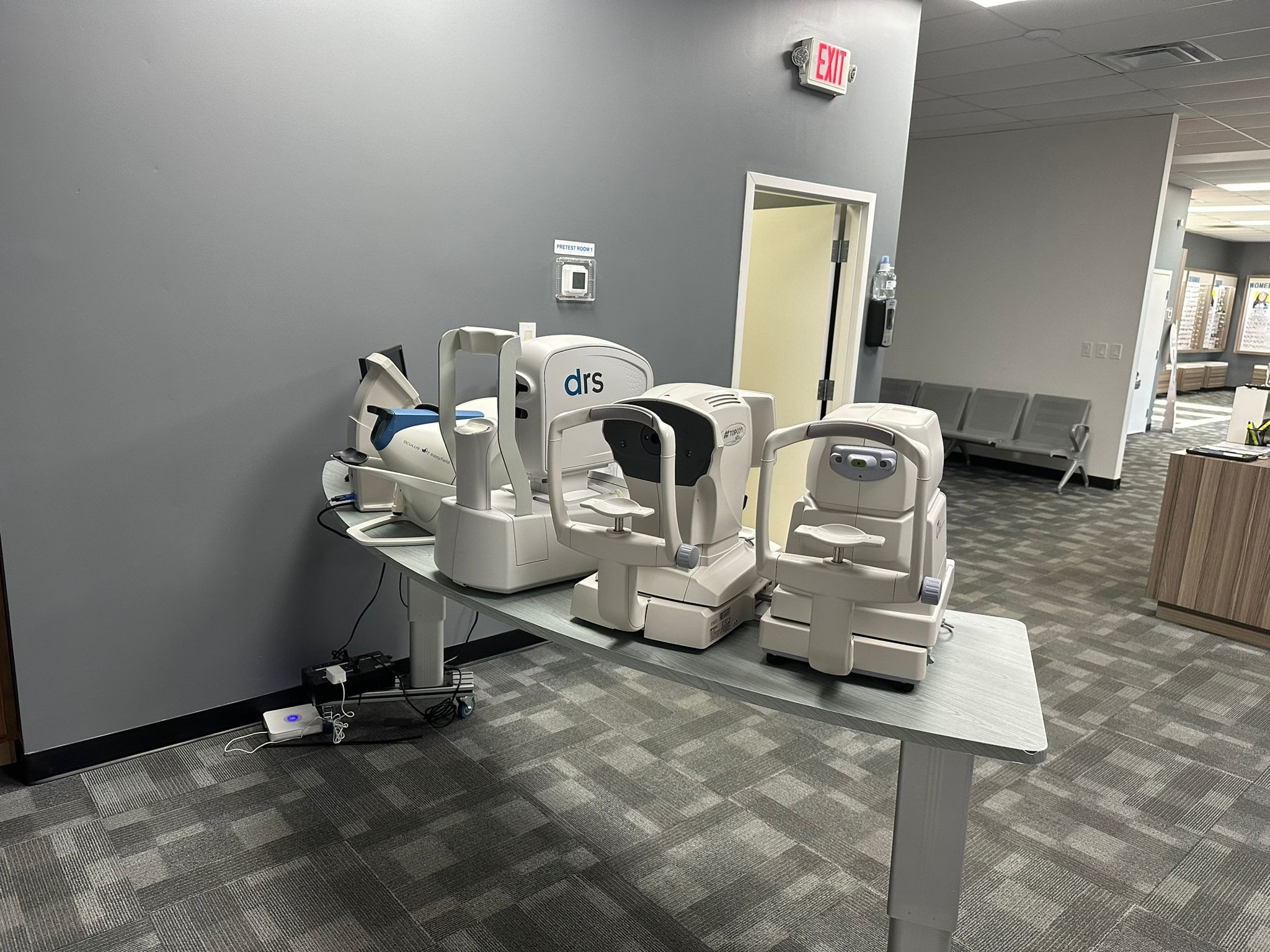 Eye Exam Room at Stanton Optical Store Athens GA 30606