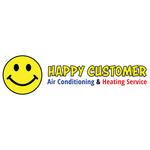 Happy Customer Air Conditioning & Heating Service Logo