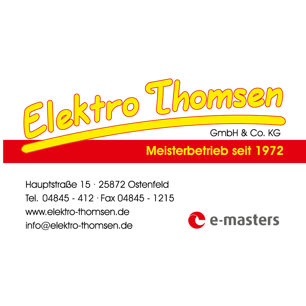 Kundenlogo Elektro Thomsen GmbH & Co. KG