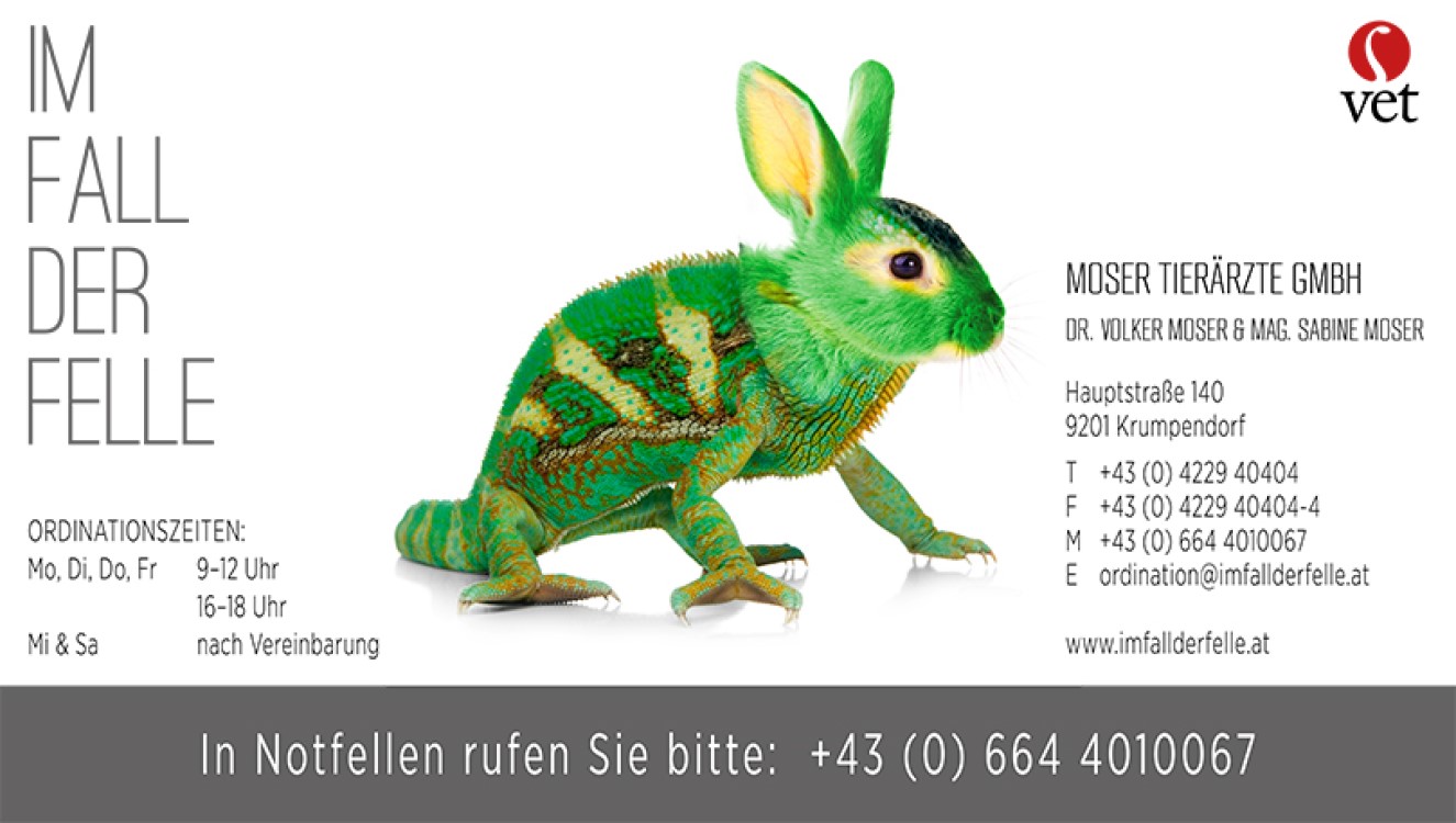 Moser Tierärzte GmbH - Dr. Volker Moser und Mag. Sabine Moser, Hauptstraße 140 in Krumpendorf am Wörthersee