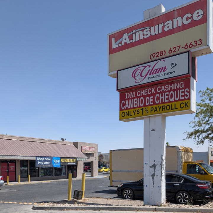 Exterior of the L.A. Insurance Agency located at 705 North Main St. in AZ