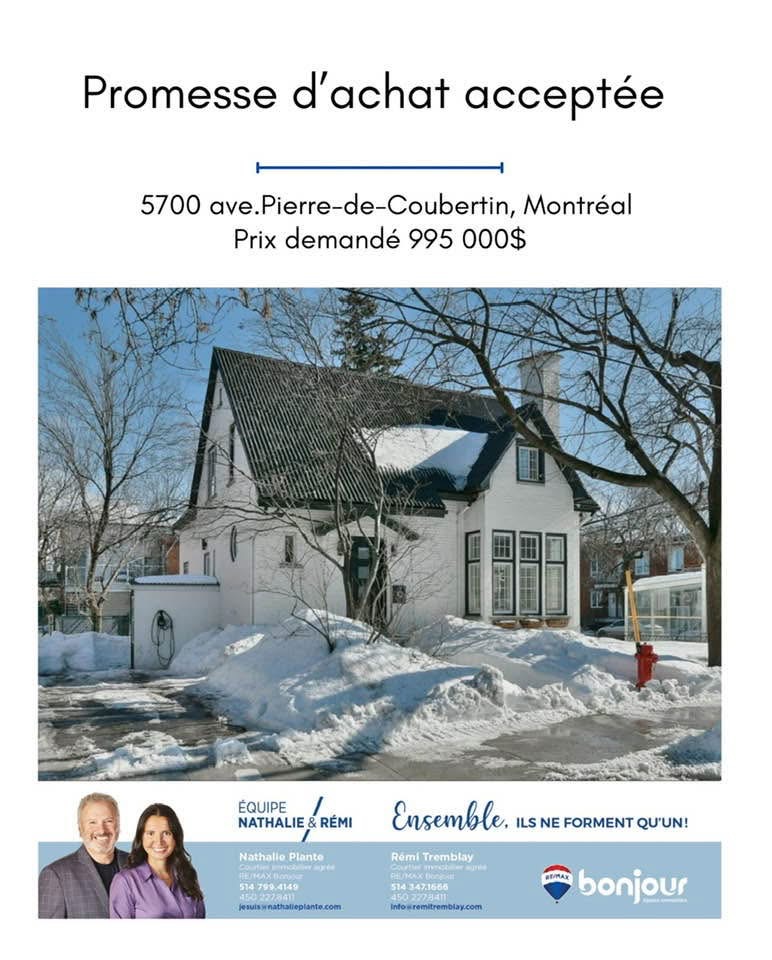 Images Nathalie Plante et Rémi Tremblay, RE/MAX Du Cartier Bonjour - Courtiers immobiliers inc. agréés, DA. Saint-Sauveur