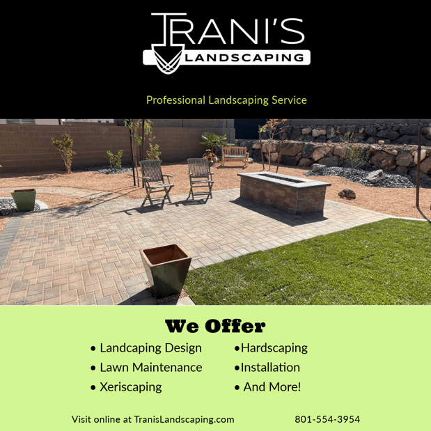 Images Trani's Landscaping: Serving Southern Utah