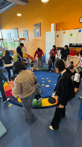 Watch your baby turn curiosity into confidence as they crawl, reach, and explore our colorful equipment. Baby play classes in Frisco help little ones build strength and coordination while you stay close to encourage every discovery.